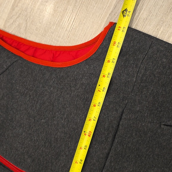 Cremieux red gray Reversible puffer vest zip pockets sleeveless new medium men - Picture 2 of 5